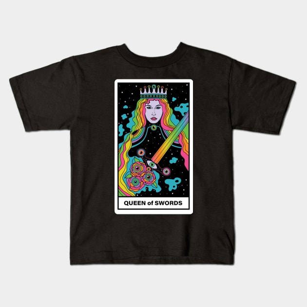 tarot Kids T-Shirt by ElectricPeacock